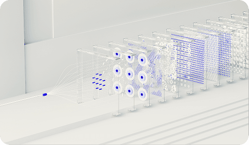 Visual showing electronic data interchange across enterprise partners